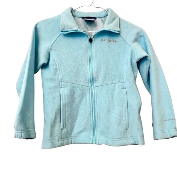 Columbia Interchange Full Zip Blue Fleece Jacket Size Small 7/8 - Picture 1 of 5